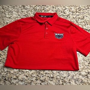 Red FAU Adidas Polo